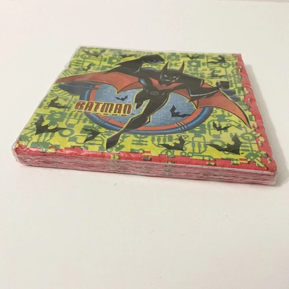 Vtg 1999 Batman Beyond Napkins Birthday Party Supplies Luncheon Beverage Napkins - Picture 4 of 11